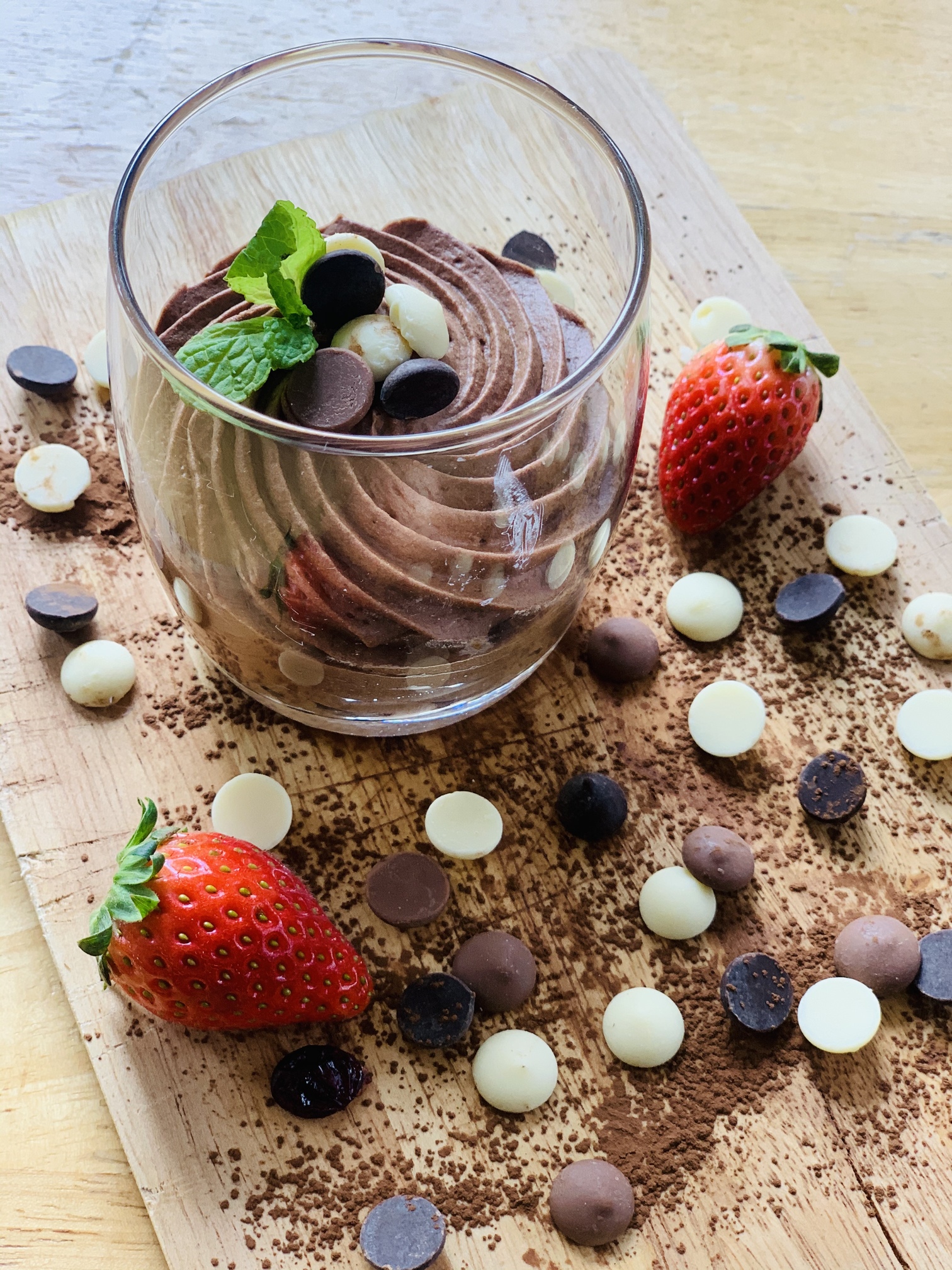 Home made Chocolate Mousse • El Mercado Bangkok