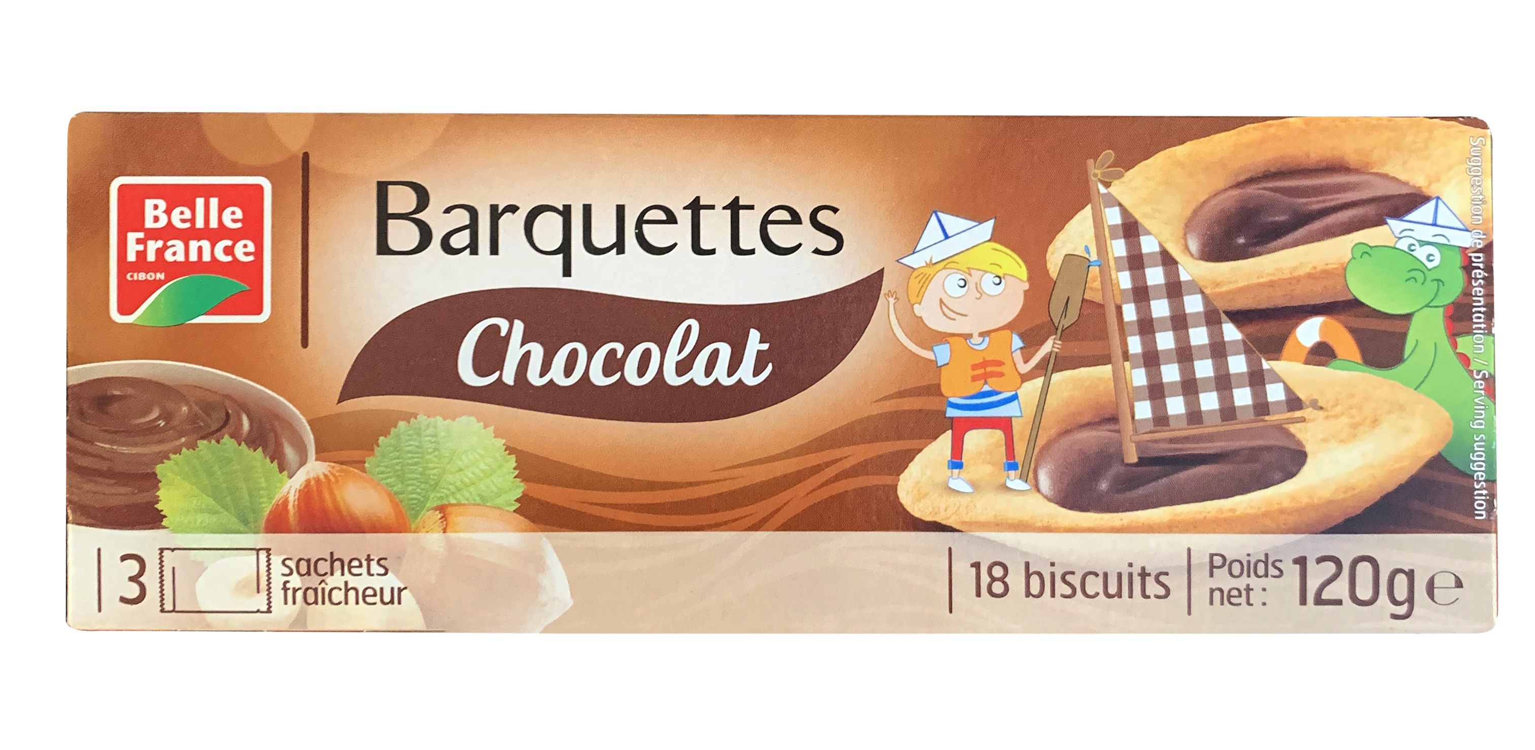 Chocolate Biscuits Barquette